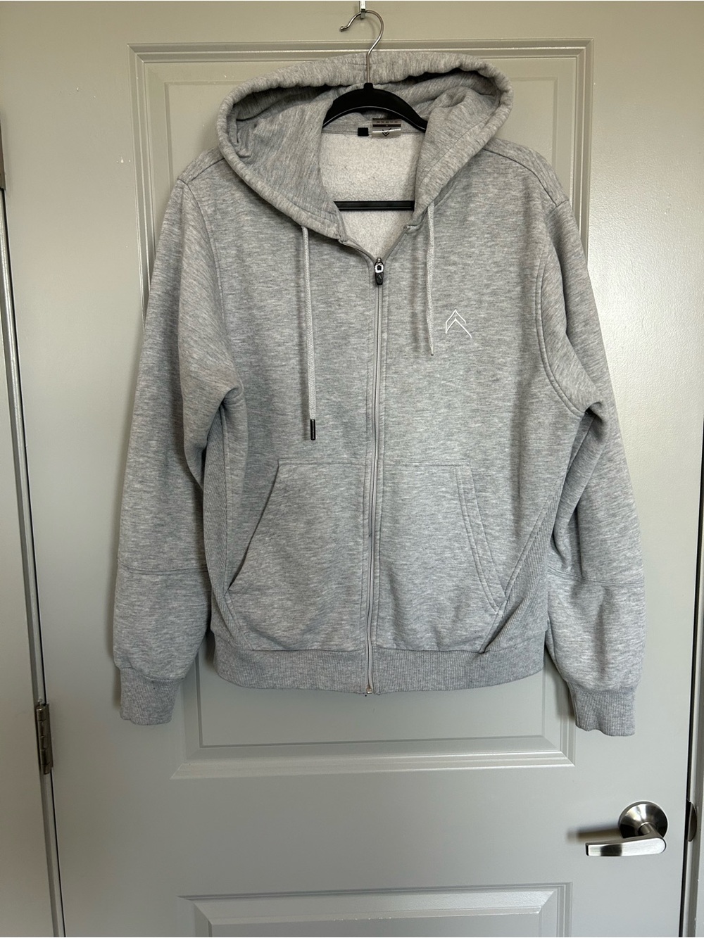 Oner Active Heather Gray Full-Zip Hooded Sweatshirt